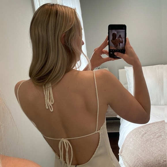 Zara Cream Color Dress - Picture 4 of 8